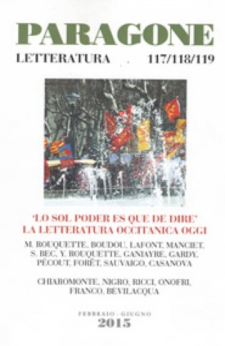 Couverture de PARAGONE LETTERATURA 117/118/119